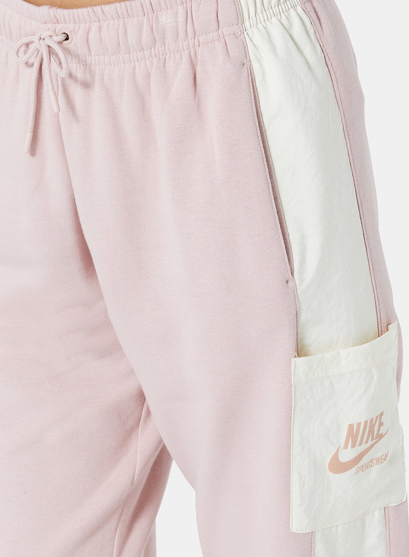 NSW Fleece Heritage Sweatpants Pink - v1653230738/N50834921V_3