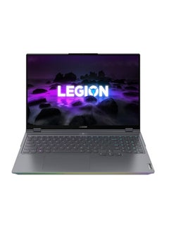 Legion 7 Gaming Laptop With 16-Inch FHD Display, AMD Ryzen 7 Processor/32GB RAM/1TB SSD/Windows 11/8GB Intel HD RTX 3070 Graphic Card English/Arabic Storm Grey
