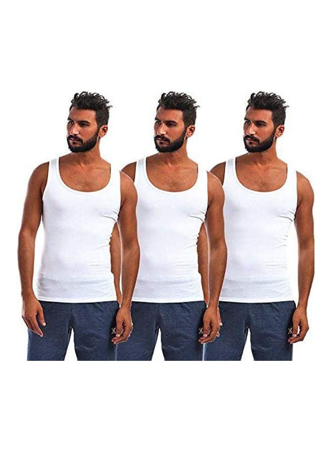 DICE - Under Shirts Set Of 3 White - Image 1