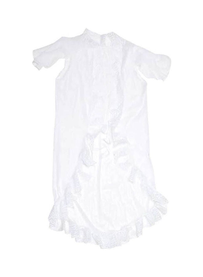 Chiffon Short Lingerie Dress White - Image 2