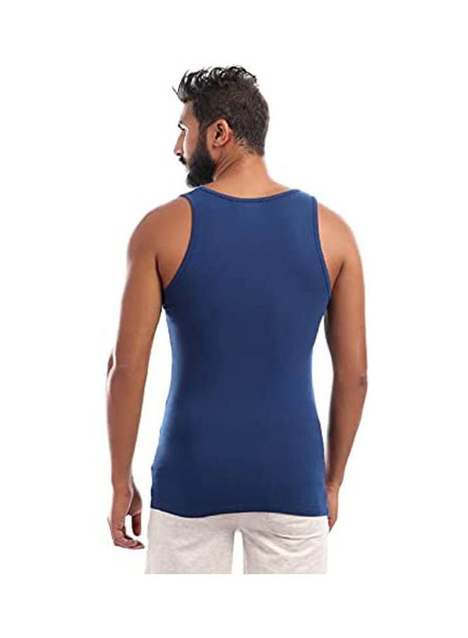 DICE Sleeveless-Shirt Blue  - Image 3