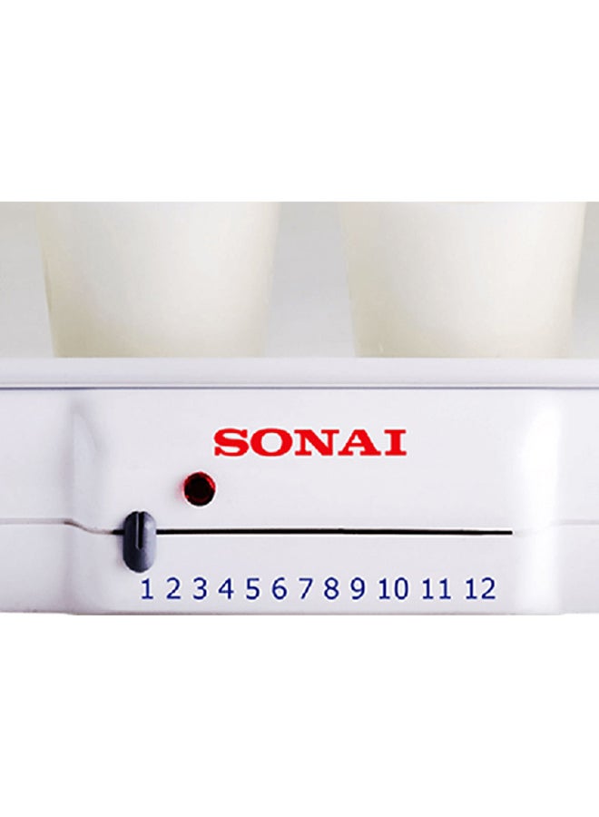 Sonai - SONAI Yoghurt Maker, 8 Cups, 10 Watt, light indicator, White - MAR-1008 10 W MAR-1008 White/Clear - Image 1