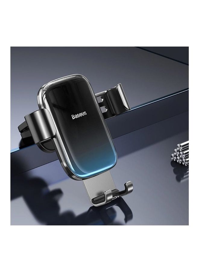 Baseus Glaze Gravity Car Mount Phone Holder Silver/Black  - Image 4