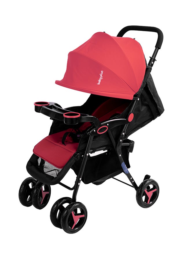 BABY PLUS - Adjustable Baby Single Stroller With Storage Basket, Easy To Fold, And Compact Design - Newborn - Image 1