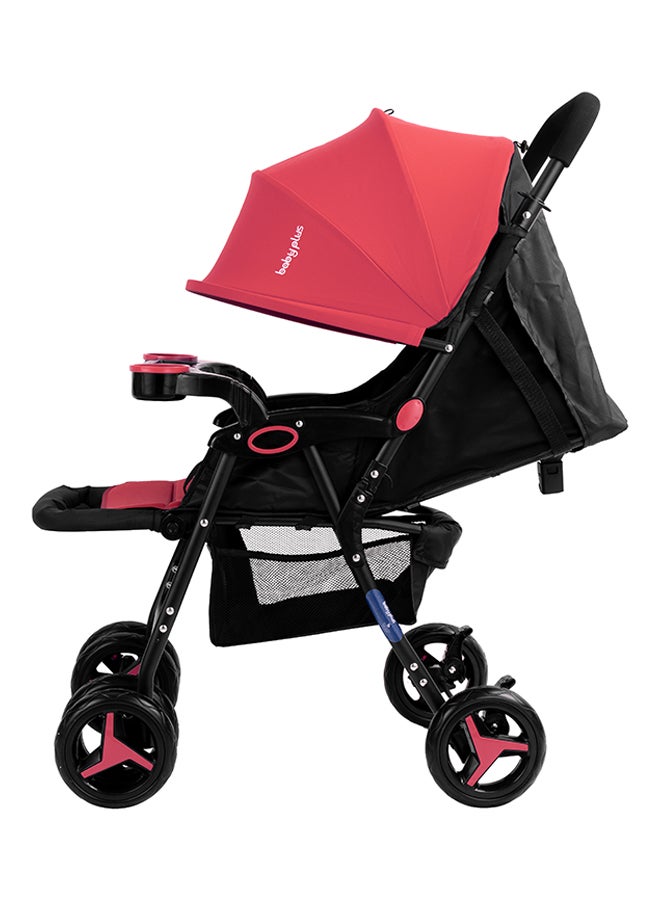 BABY PLUS - Adjustable Baby Single Stroller With Storage Basket, Easy To Fold, And Compact Design - Newborn - Image 1