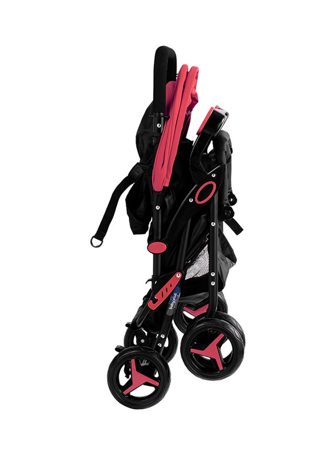 BABY PLUS - Adjustable Baby Single Stroller With Storage Basket, Easy To Fold, And Compact Design - Newborn - Image 1