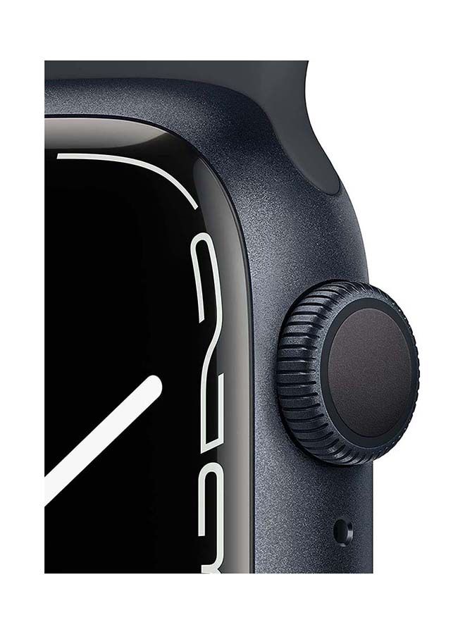 Apple - Watch Series 7 GPS 45mm Midnight Aluminium Case With Sport Band Midnight - Image 1