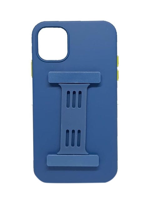 Protective Case Cover For Apple iPhone 13 With Magnetic Bars Dark Blue