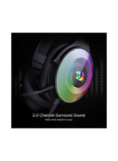 ريدراجون سماعة رأس سلكية H350 باندورا للألعاب بإضاءة RGB  - Image 4