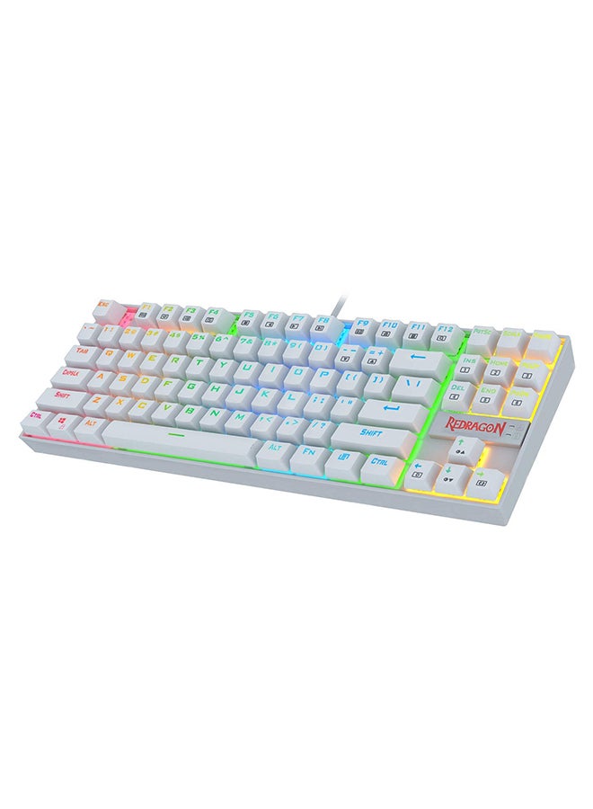 REDRAGON - KUMARA white, Wired Mechanical keyboard, RGB - Image 1