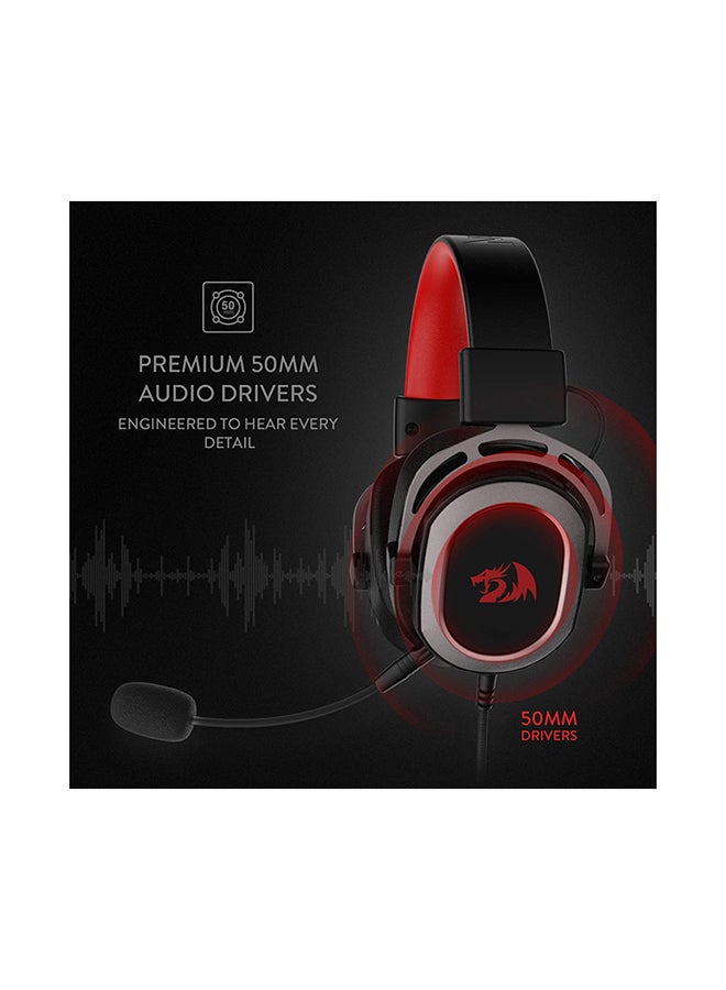 REDRAGON - H710 Helios Wired Gaming Headset - 7.1 Surround Sound - Memory Foam Ear Pads - 50MM Drivers - Detachable Microphone - Multi Platform Headphone - Works with PC/PS4/Switch - Image 1