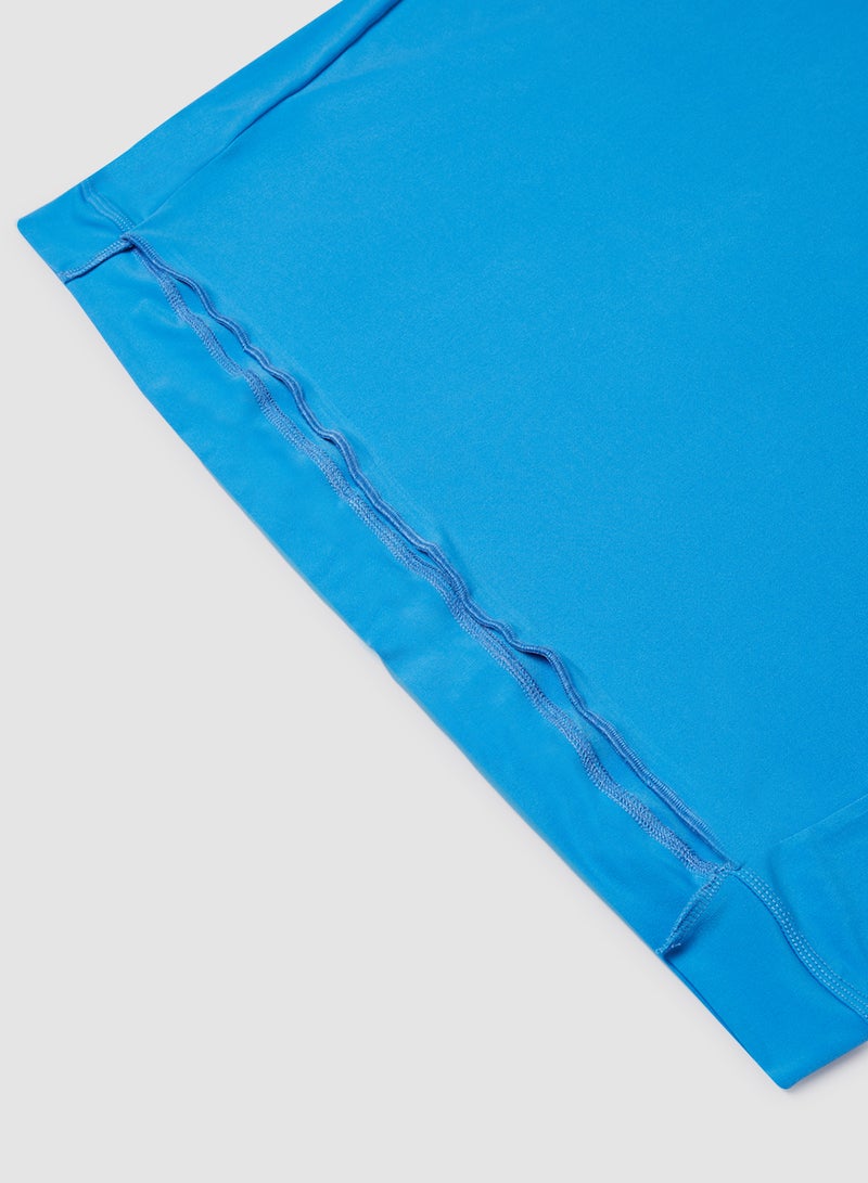 Carina Wear Long Sleeve T-Shirt Blue  - Image 4