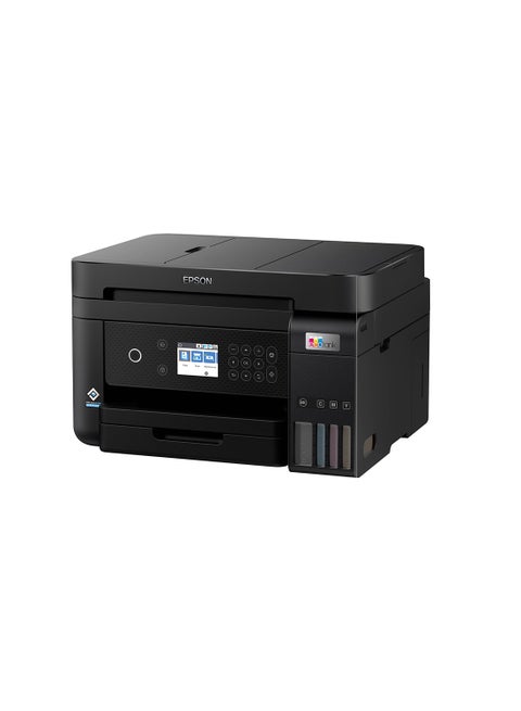 Ecotank L6270 Office Ink Tank Printer A4 Colour 3-In-1 Printer With ADF, Wi-Fi And Smart Panel Connectivity And Lcd Screen Black