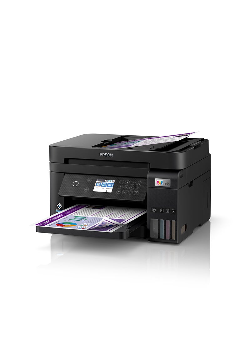 Ecotank L6270 Office Ink Tank Printer A4 Colour 3-In-1 Printer With ADF, Wi-Fi And Smart Panel Connectivity And Lcd Screen Black - v1653308178/N53326534A_7