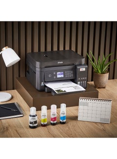 طابعة Ecotank L6270 Office Ink Tank Printer A4 Color 3 في 1 مع ADF وWi-Fi واتصال لوحة ذكية وشاشة Lcd سوداء أسود - v1653308180/N53326534A_8