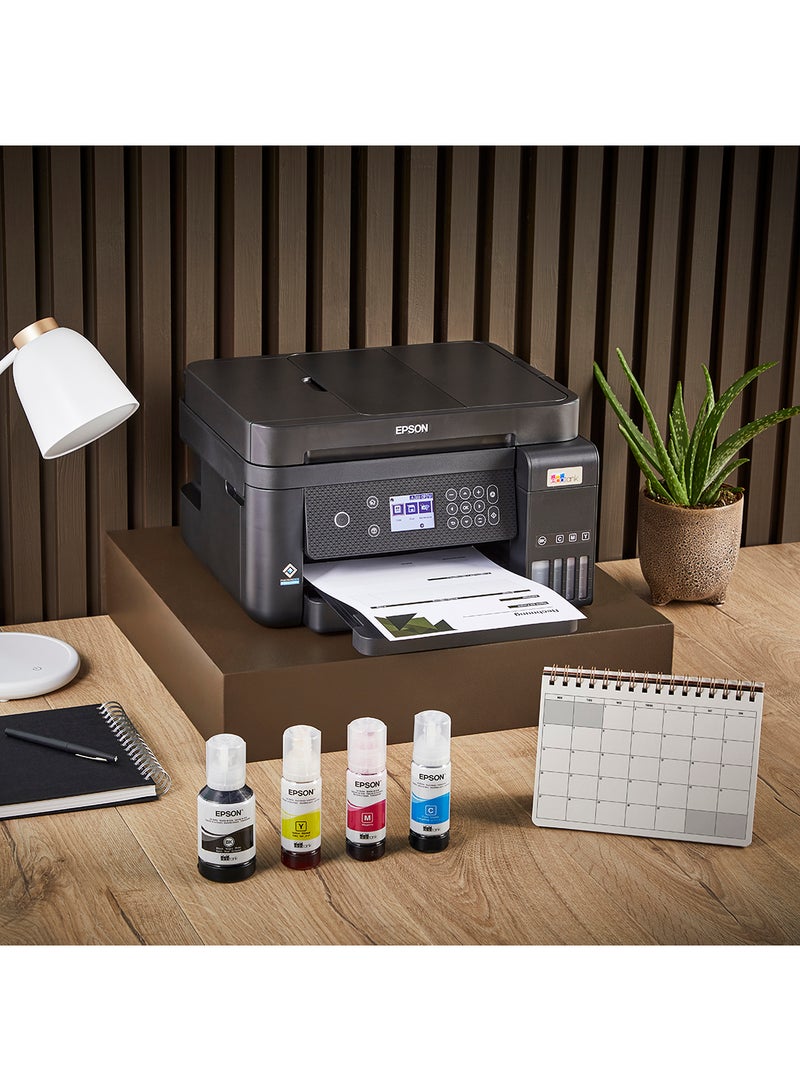 Ecotank L6270 Office Ink Tank Printer A4 Colour 3-In-1 Printer With ADF, Wi-Fi And Smart Panel Connectivity And Lcd Screen Black - v1653308180/N53326534A_8