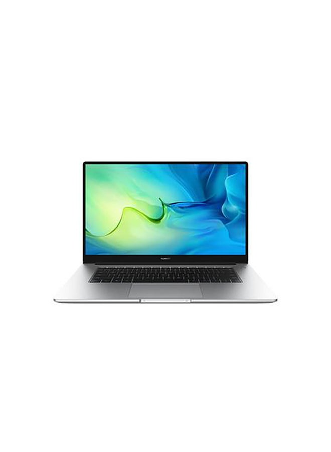 HUAWEI - MateBook D15 Laptop With 15.6-Inch Display, Core i5 Processor/8GB RAM/256GB SSD/Windows 11/8GB Iris Xe Integrated Graphics Card English/Arabic Mystic Sliver - Image 1