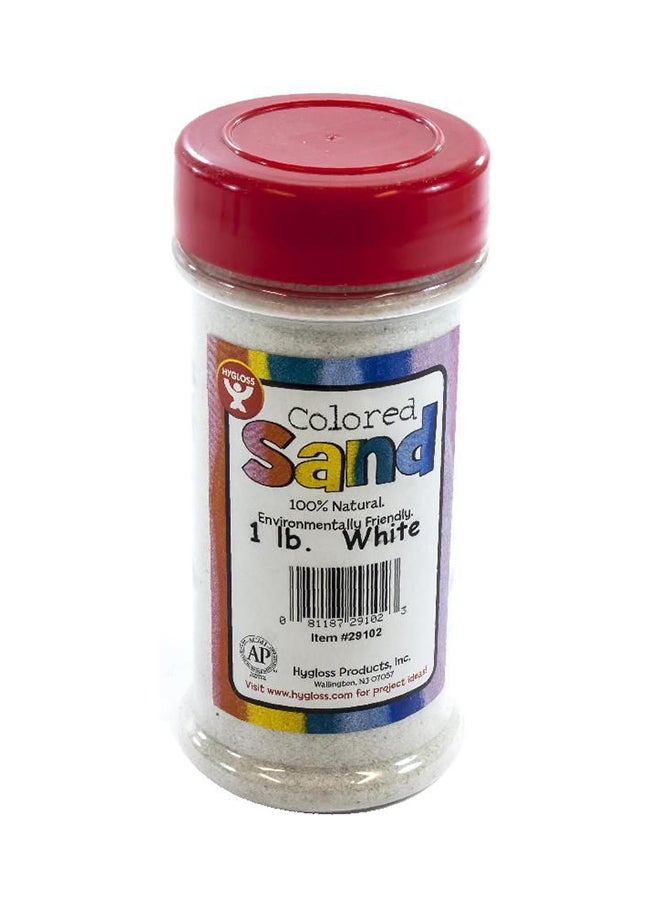 Bottled Sand  Art White