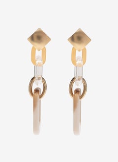 R&B Embellished Dangling Earrings With Pushback Closure  - Image 1