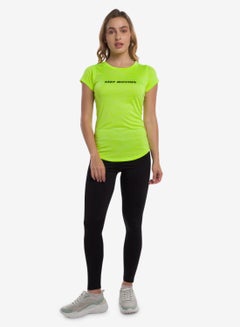 R&B Round Neck T-Shirt Yellow  - Image 2