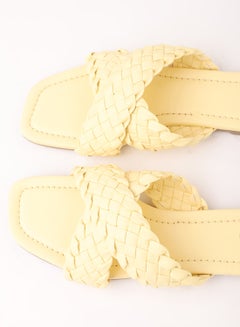 Aila Casual Flat Sandals Yellow  - Image 5