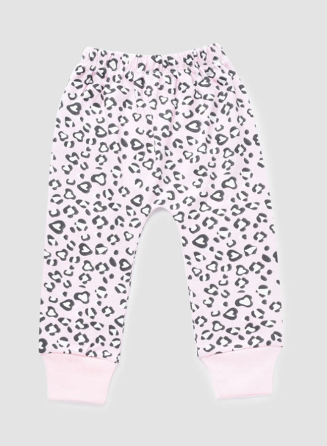 Zarafa Baby Girls Pyjama Bottoms Black/Pink  - Image 1
