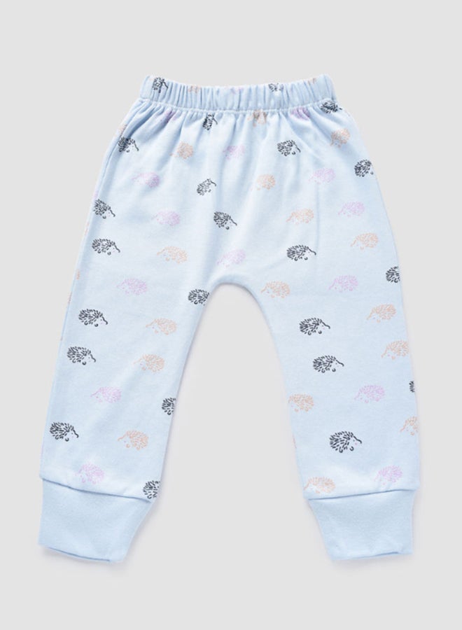 Zarafa Mid-Rise Floral Printed Pyjama Arctic Blue  - Image 1