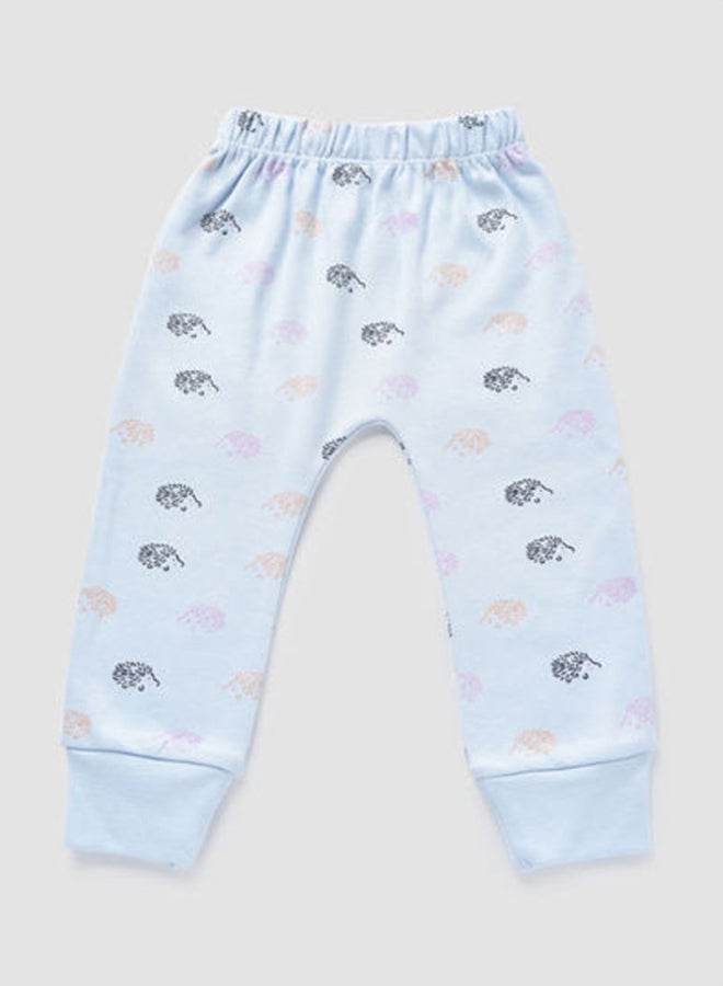 Zarafa Mid-Rise Floral Printed Pyjama Arctic Blue  - Image 2