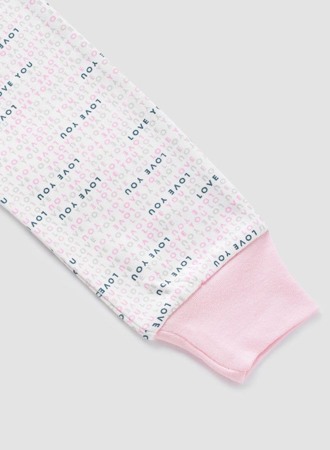 Zarafa Baby Girls Pyjama Bottoms Pink/White  - Image 3