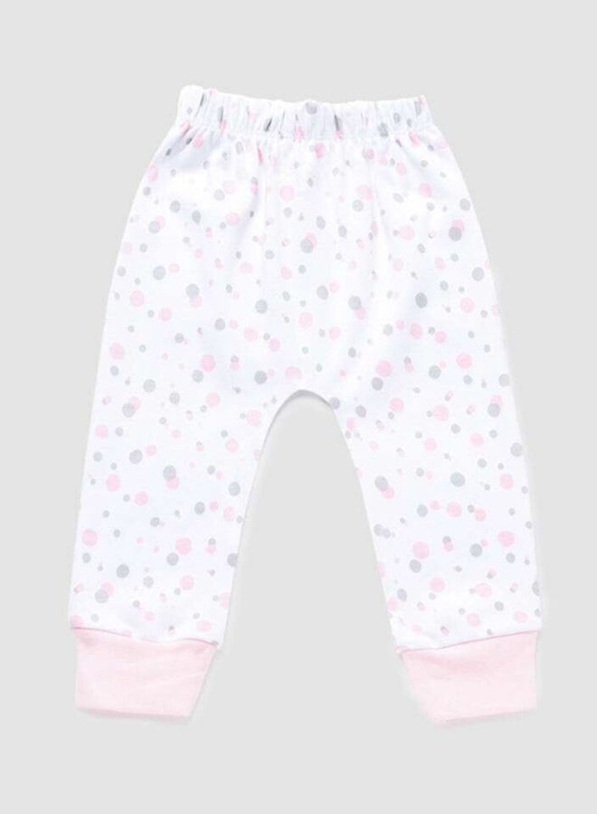 Zarafa Baby Girls Pyjama Bottoms Pink/Bright White  - Image 1