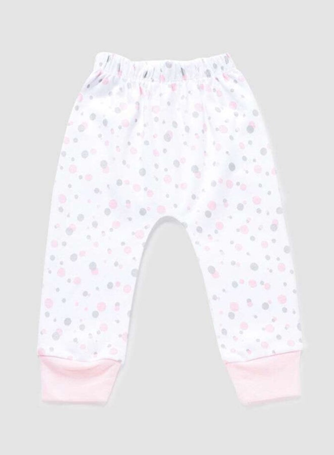 Zarafa Baby Girls Pyjama Bottoms Pink/Bright White  - Image 2