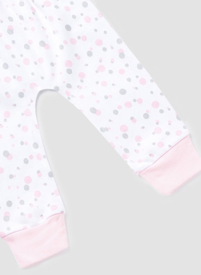Zarafa Baby Girls Pyjama Bottoms Pink/Bright White  - Image 4