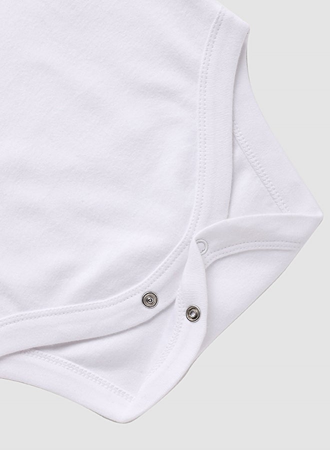 Zarafa Baby Girls  Round Neck Long Sleeve Pyjama Set Aop Star White - Image 2