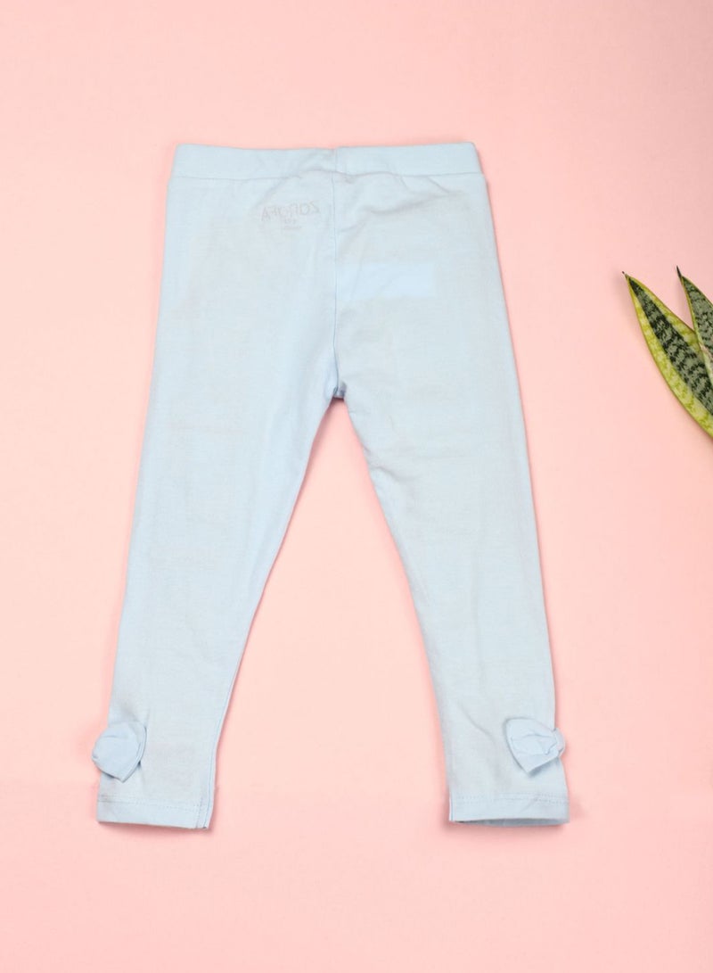 Zarafa - Mid-Rise Full Length Legging Angel Falls /Light Blue - Image 1