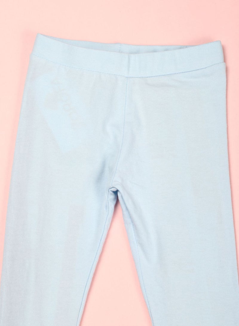 Zarafa - Mid-Rise Full Length Legging Angel Falls /Light Blue - Image 1