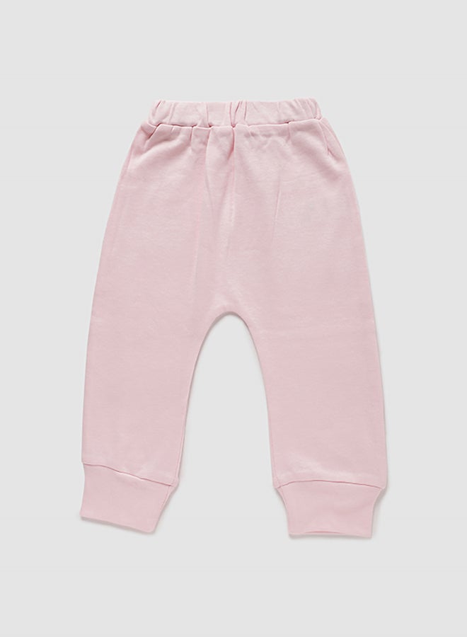 Zarafa Casual Plain Bottom Pyjama Pink  - Image 1