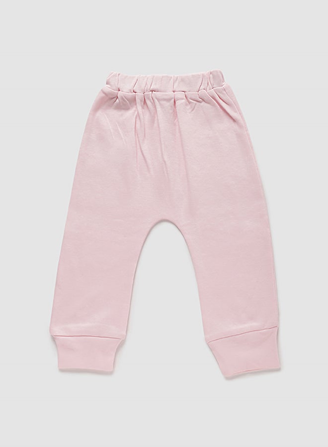Zarafa Casual Plain Bottom Pyjama Pink  - Image 3