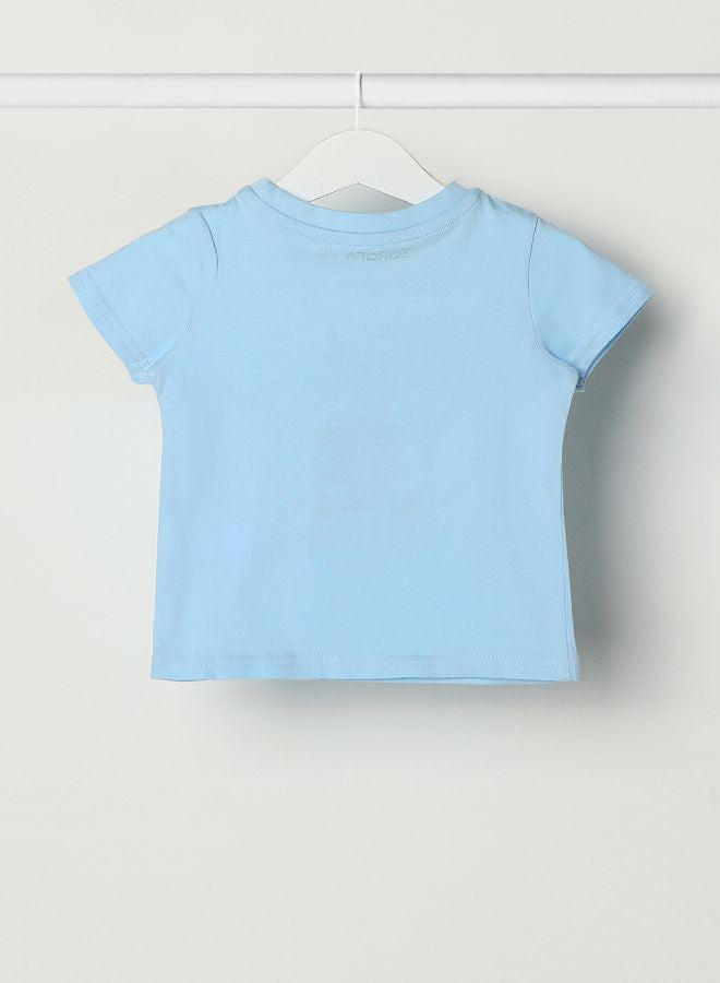 زرافة تيشيرت مطبوع كاجوال نمط يعبر عن بحر بتأثير مهدئ - Image 2