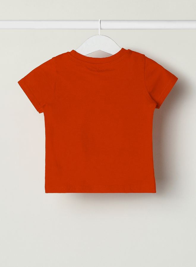 Zarafa Casual Animal Printed T-Shirt Cherry Tomato  - Image 2