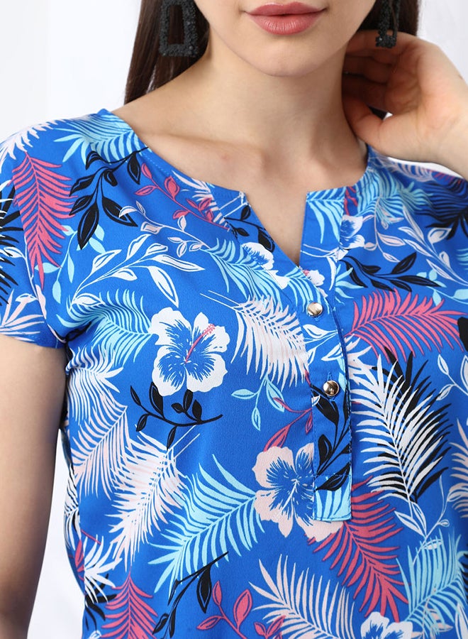 Aila Casual Woven Top Multicolour  - Image 4