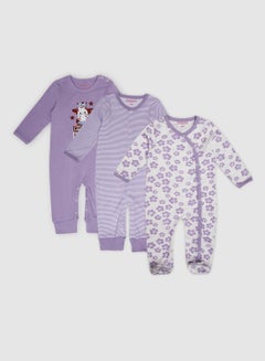 Purple/White