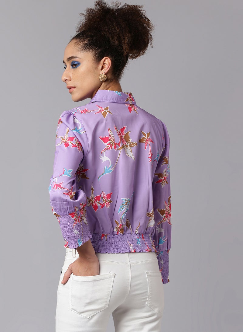 Aila Casual All Over Print Shirt Multicolour  - Image 2