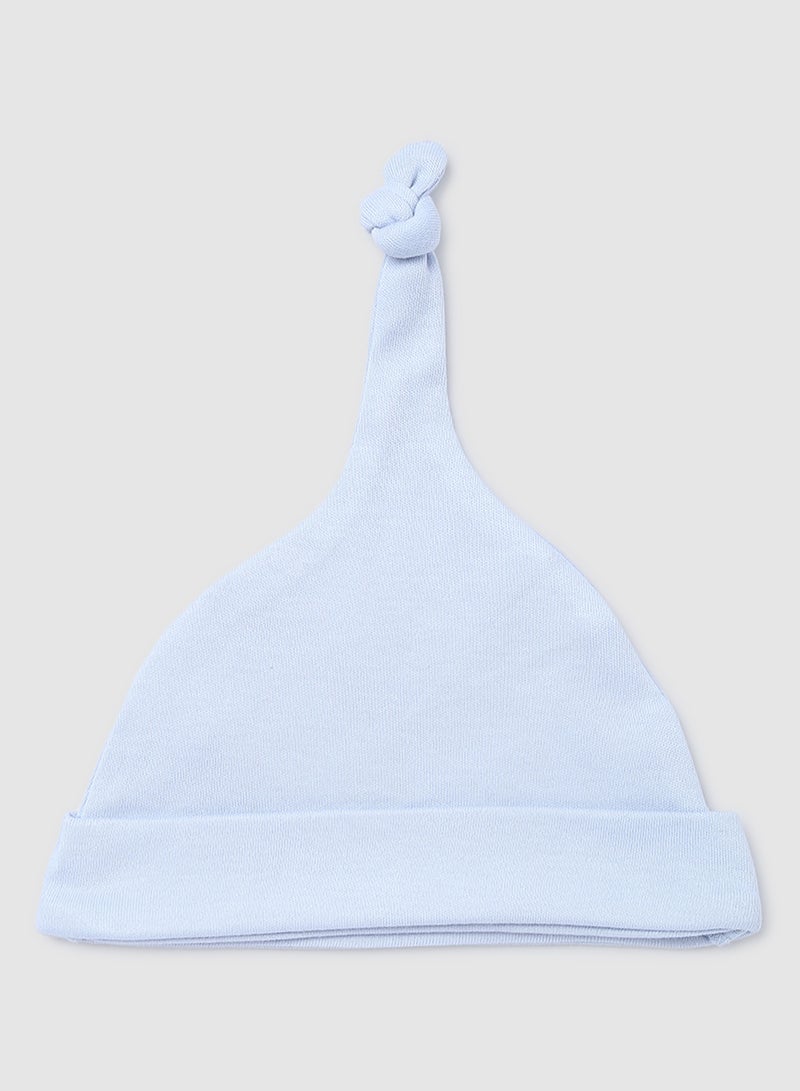Zarafa - Baby Boys Cap Single Knot Light Blue - Image 1