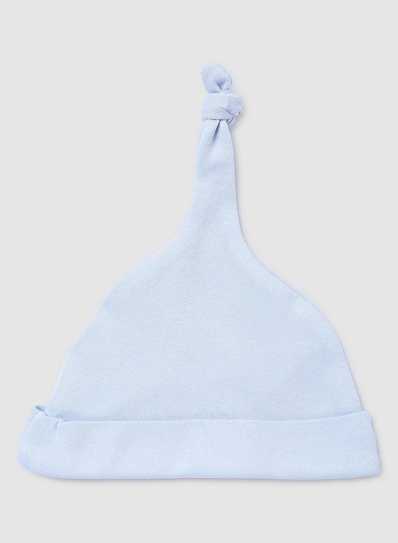 Zarafa - Baby Boys Cap Single Knot Light Blue - Image 1