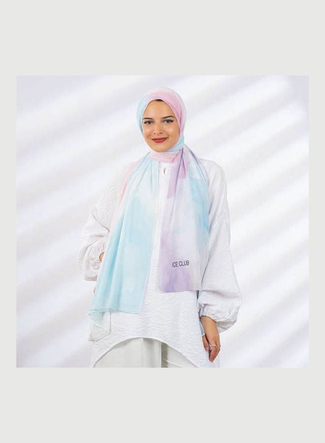 ICE CLUB Patterned Fashionable Scarf Multicolour  - Image 1
