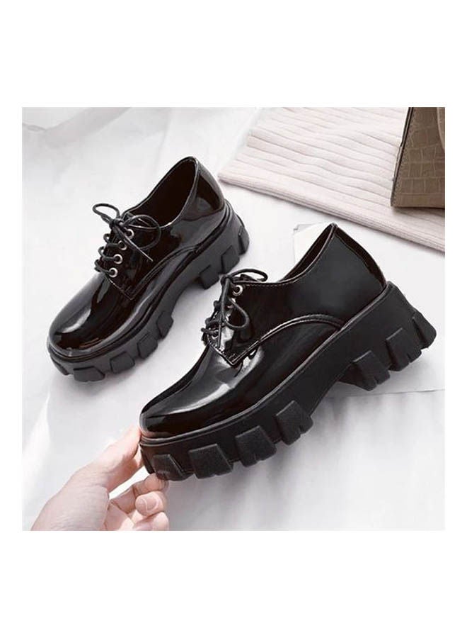 ICE CLUB - Lace-Up Ankle Boots Black - Image 1