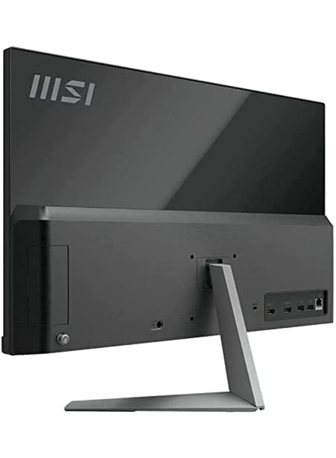 MSI - MODERN AM241P 11M 826AE All-In-One Desktop With 23.8-Inch FHD Display, Core i3-1115G4 Processer 3.0Ghz /8GB RAM/1TB HDD+256GB SSD/Win 11 Home/Intel UHD Graphics International Version Black - Image 1