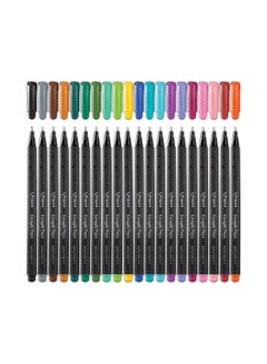 20-Piece Graph'Peps Fineliner Pen Multicolour - v1653371080/N14622205A_2