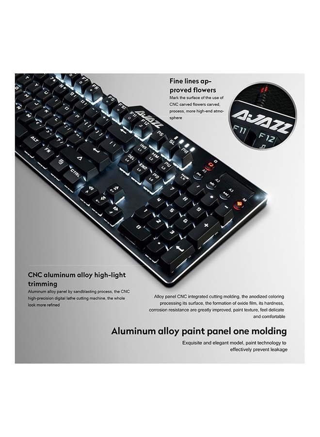 Ajazz AK35I NKRO Keyboard Black/Blue  - Image 4