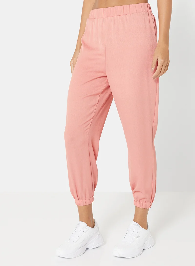 trendyol Cropped Joggers Rose